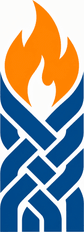 Loometheus LTD logo: a woven braid topped by a flame